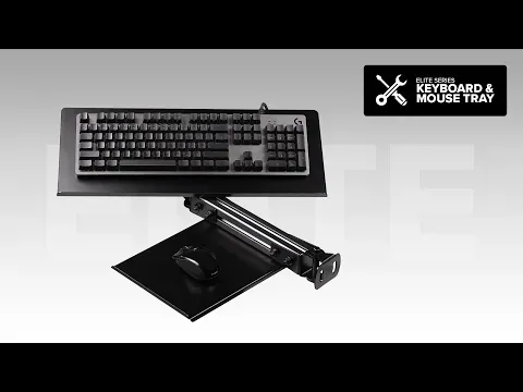 Next Level Racing F-GT Elite Keyboard and Mouse Tray Carbon Grey Instructional Video
