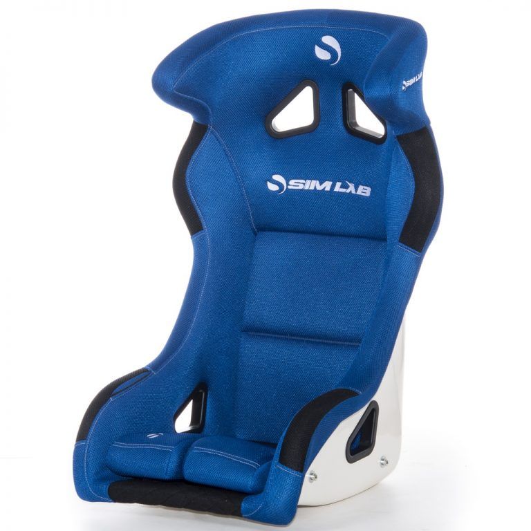 SPEED1 - Sim-Racing-Schalensitz bl mit Schuin Voorkant