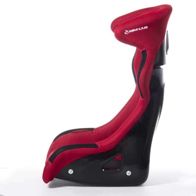 SPEED1 - Sim racing bucket seat red:black leftside