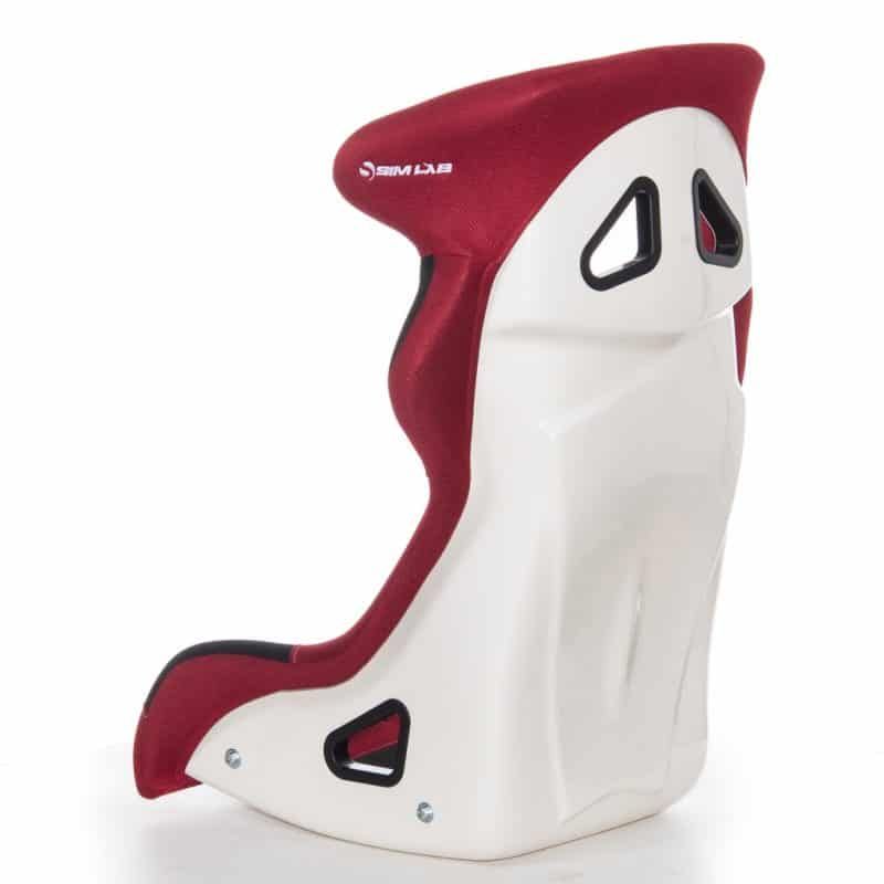 SPEED1 - Sim Racing Schalensitz rot:weiß links achter