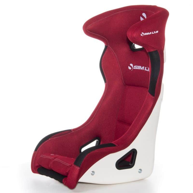SPEED1 - Sim Racing Schalensitz rot:weiß links schuin