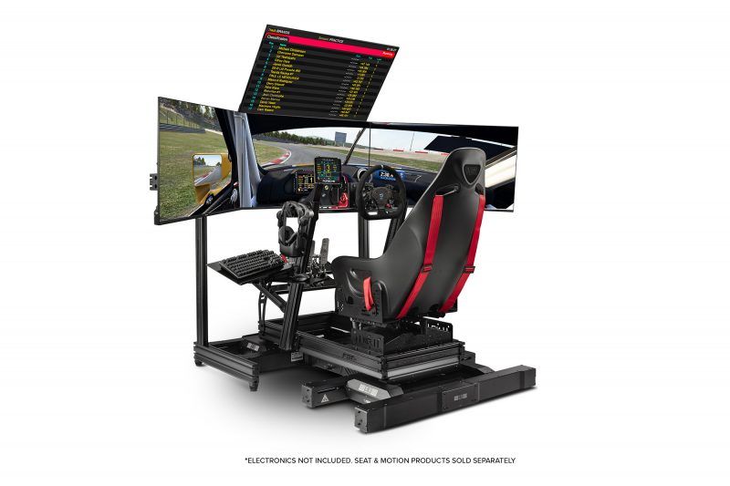 Next Level Racing F-GT Elite Front and side mount Frame + seat + full motion cockpit