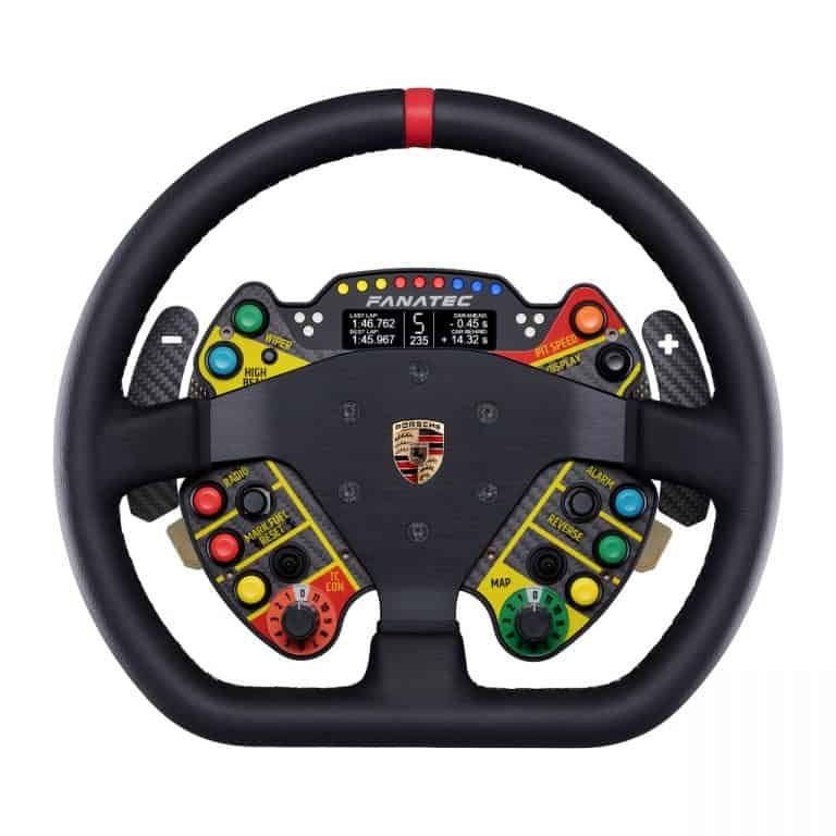 Fanatec Porsche 911 GT3 R Leather Podium Steering wheel