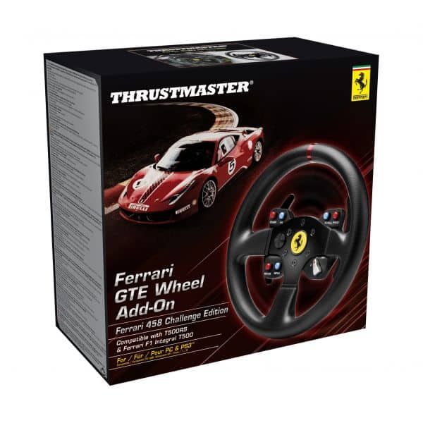 Thrustmaster Ferrari GTE Wheel Add-On Ferrari 458 Challenge Edition Packshot
