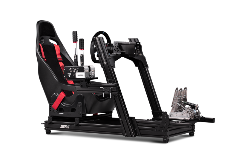 Next Level Racing GT-ELITE FRONT AND SIDE MOUNT EDITION - back view + Simucube