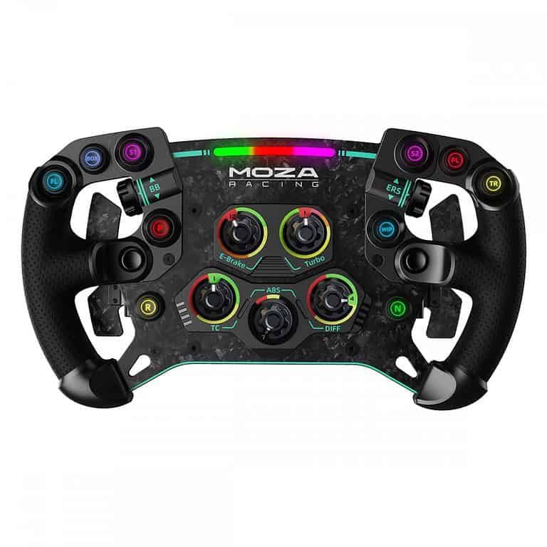 Moza Racing GS GT Wheel (Formula) Leather V2 - front view