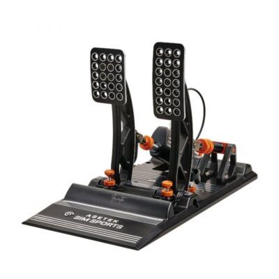 Asetek Invicta™ Sim Racing Pedals Brake and Throttle - front view