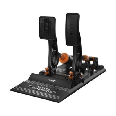 Asetek Simsports Forte™ Sim Racing Pedals Brake and Throttle - front