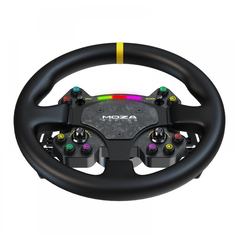 MOZA RACING RS V2 Steering Wheel Leather - detail