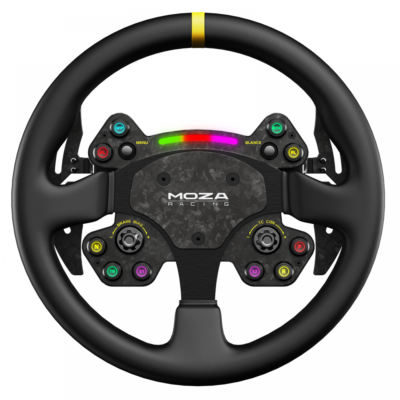 MOZA RACING RS V2 Steering Wheel Leather - front view
