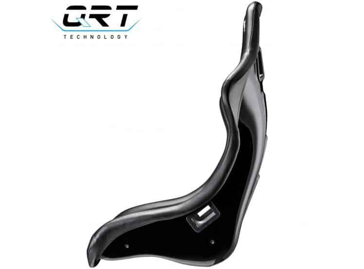 Sparco - QRT-R Race Seat - Black Leather - side view