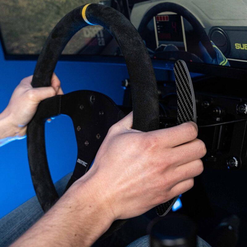 Sim-Lab Push-Pull Rally Shifter - detail shot