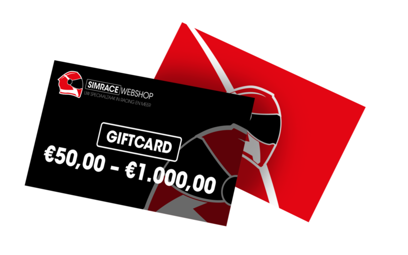 SIMRACE WEBSHOP GIFTTCARD 50 - 1000 Euro