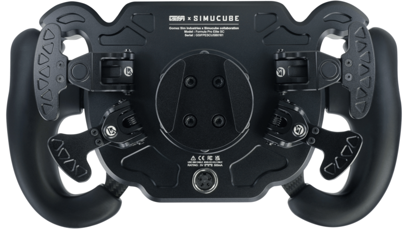 Limited Edition GSI x Simucube Formula Pro Elite (QR Included!) - back side