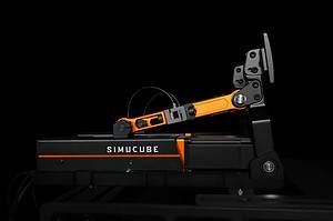 Simucube actieve pedalen - close shot