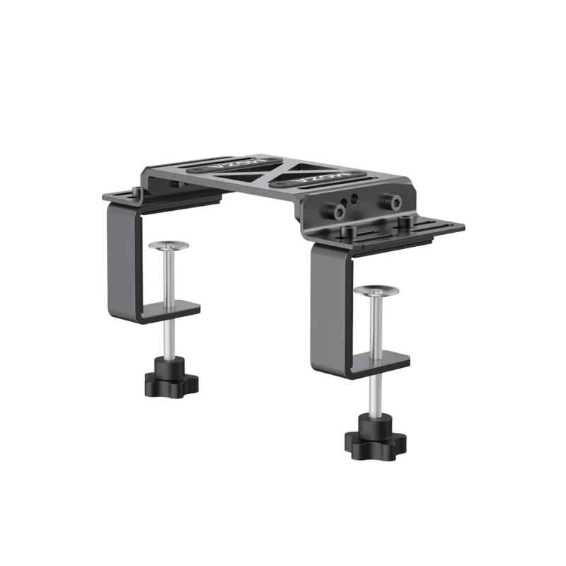 MOZA RACING TABLE CLAMP & ALUMINIUM MOUNTING BRACKET - Front view