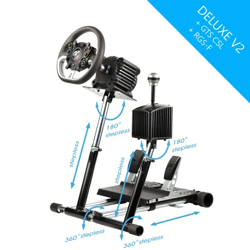 WHEEL STAND PRO FOR CSL ELITE - RGS-F - GTS FOR CSL ELITE LC PEDALS DELUXE V2 - Demensions